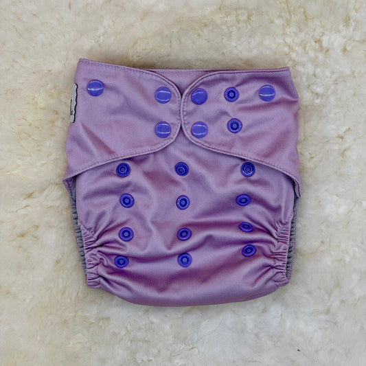 Wickham Wild Solid Lavender AWJ Pocket Diaper