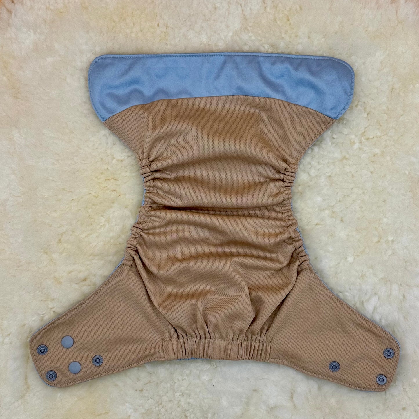 Angel Baby Cloth Solid Light Blue AWJ Pocket Diaper