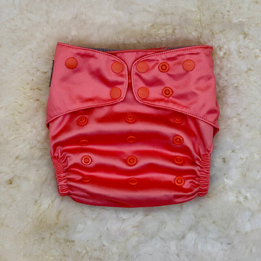 Wickham Wild Solid Red AWJ Pocket Diaper