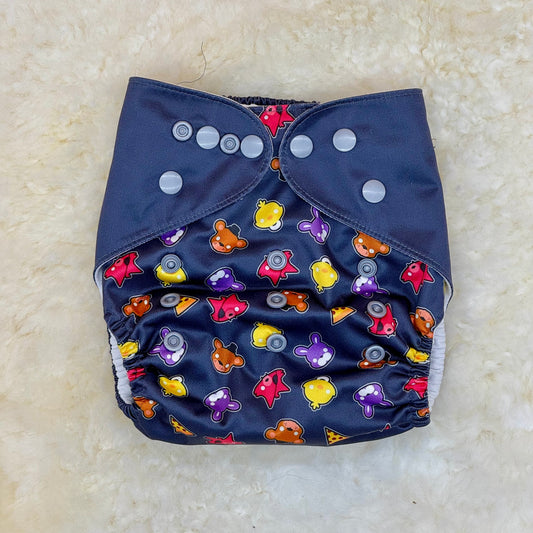 Bear Booties Freddy Fazbear’s Pizza Pocket Diaper - Loose Stitches