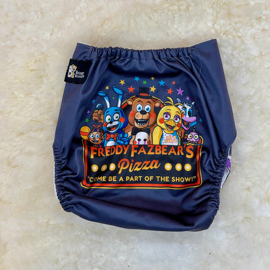 Bear Booties Freddy Fazbear’s Pizza Pocket Diaper - Loose Stitches
