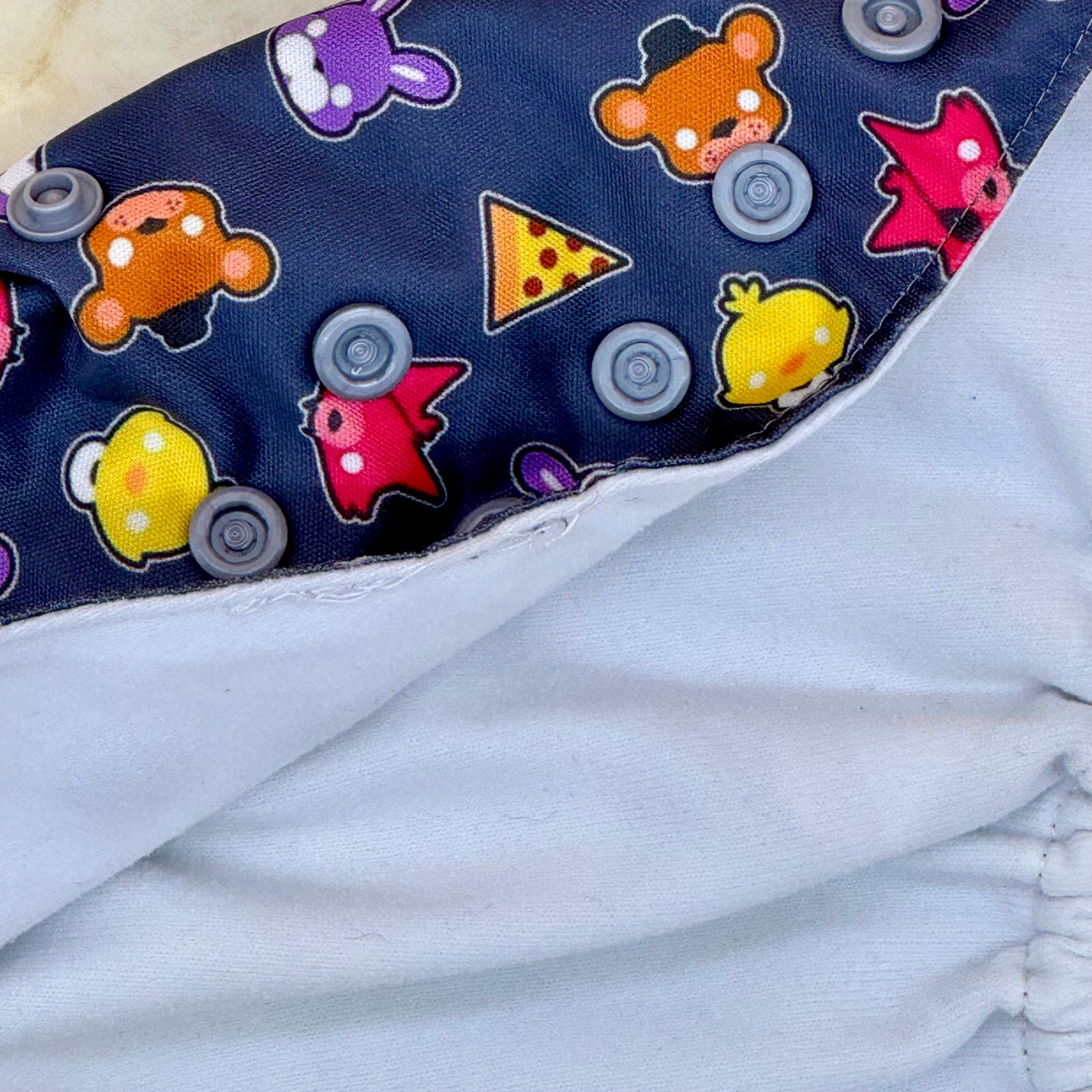 Bear Booties Freddy Fazbear’s Pizza Pocket Diaper - Loose Stitches