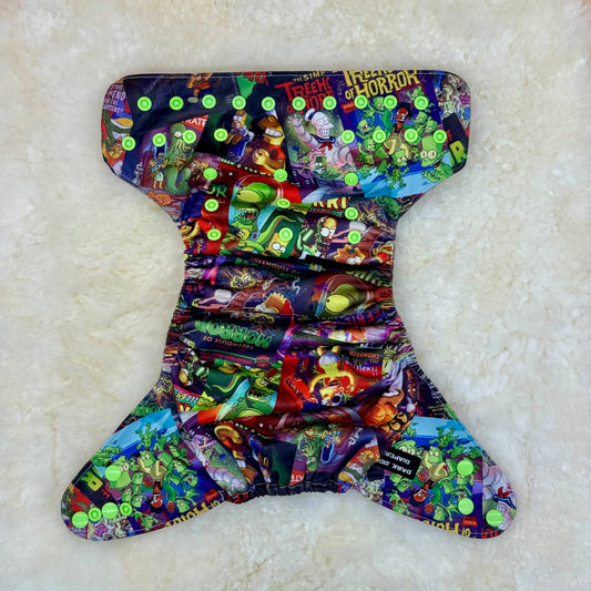 Dark Side Diapers Simpsons Treehouse of Horror Pocket Diaper