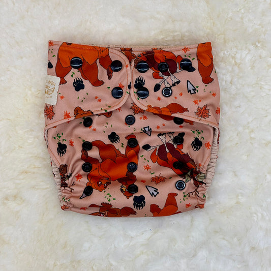 Angel Baby Cloth Brother Bear AWJ Pocket Diaper