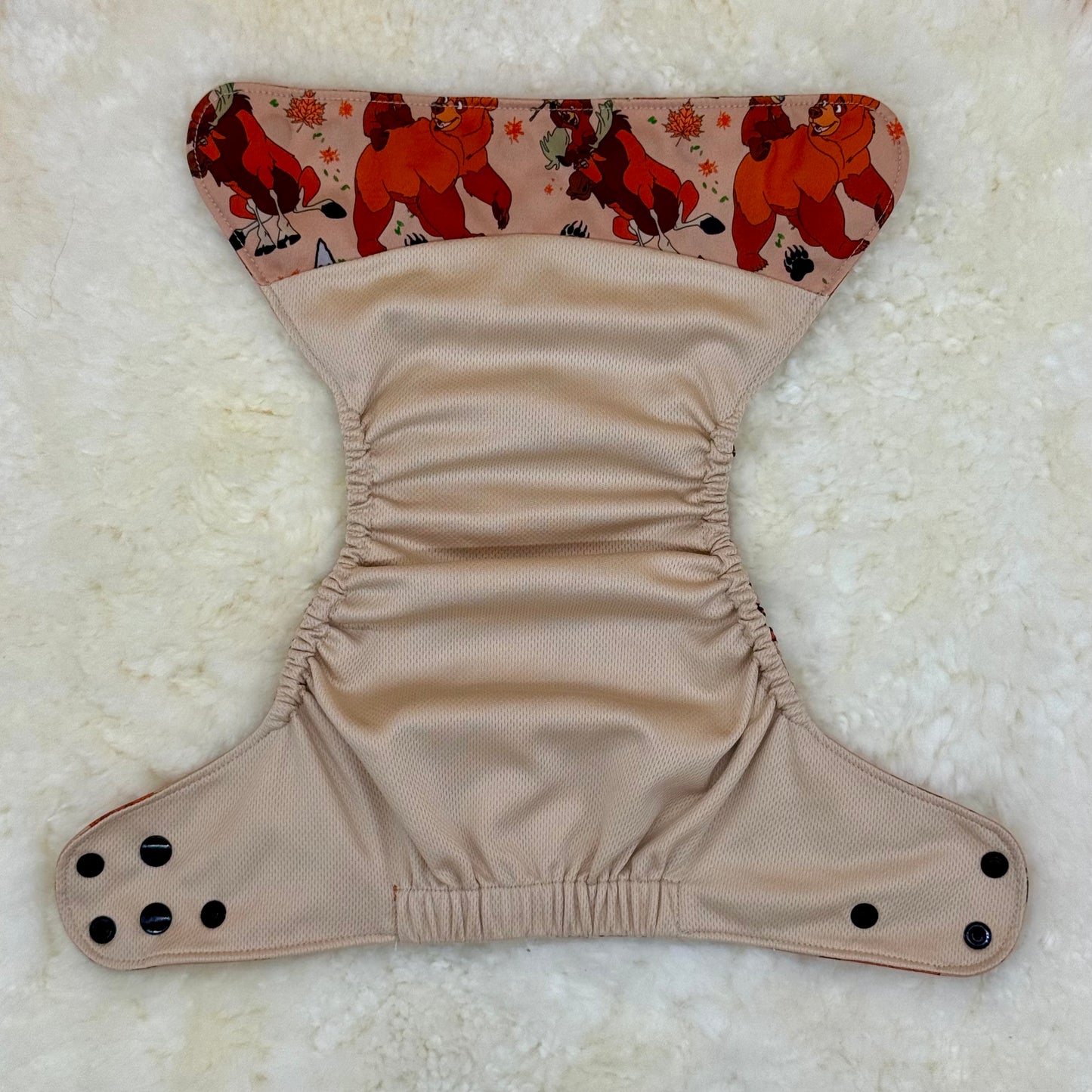 Angel Baby Cloth Brother Bear AWJ Pocket Diaper