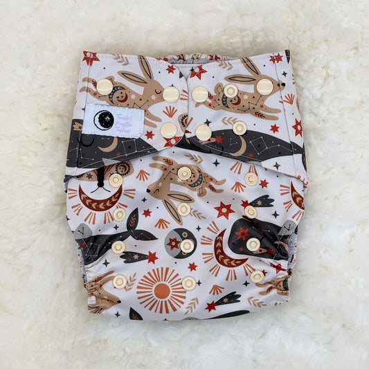 Twisted Mystic Tushies Sky Constellations Animals AWJ Pocket Diaper