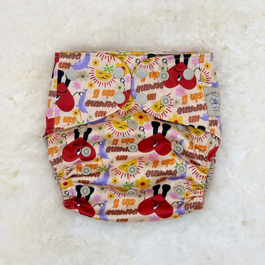 My Dear Cloth Bad Bunny Un Verano Sin Ti AWJ Pocket Diaper
