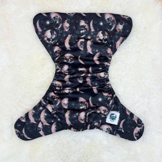 Little Bear Tushies Moon Phases AWJ Pocket Diaper