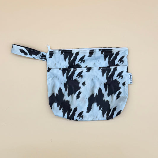 La La Booty Cow Print Mini Wet Bag