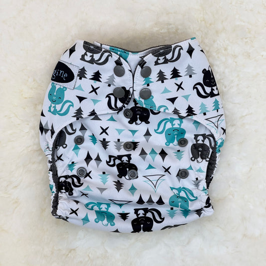 Imagine Baby Skunks Pocket Diaper