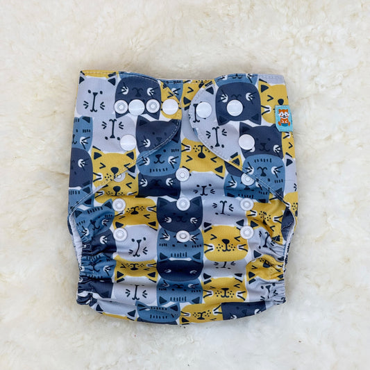 Alva Baby Cats Pocket Diaper