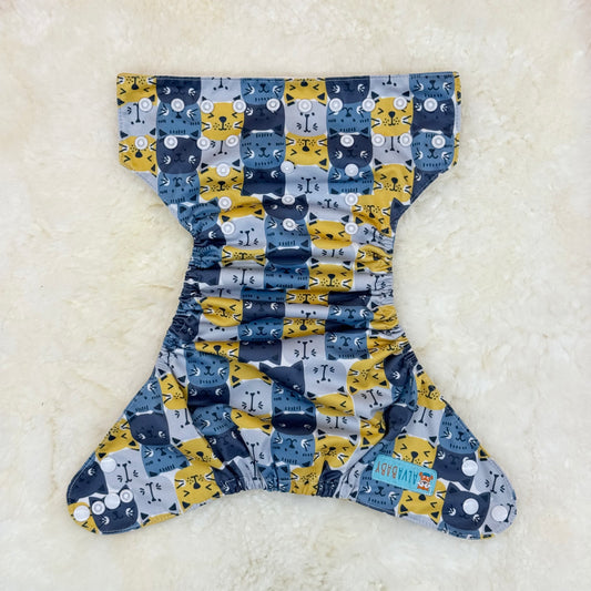 Alva Baby Cats Pocket Diaper