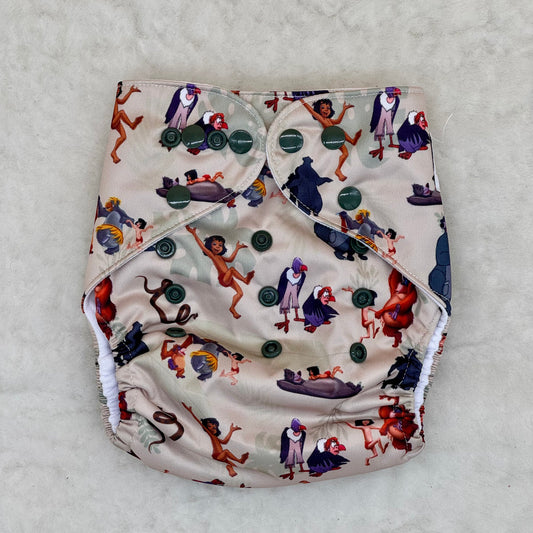 Happy Beehinds The Jungle Book Pocket Diaper - New