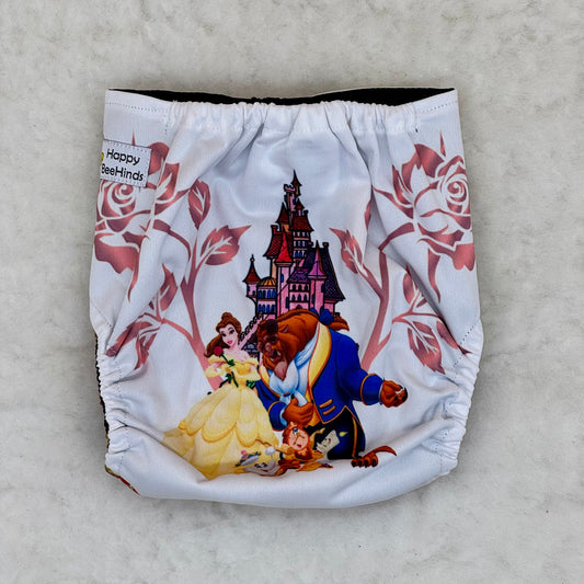 Happy Beehinds Beauty and the Beast Magical Characters Pocket Diaper - New