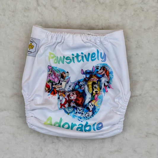 Happy Beehinds Pawsitively Adorable Dog Magical Characters Pocket Diaper - New