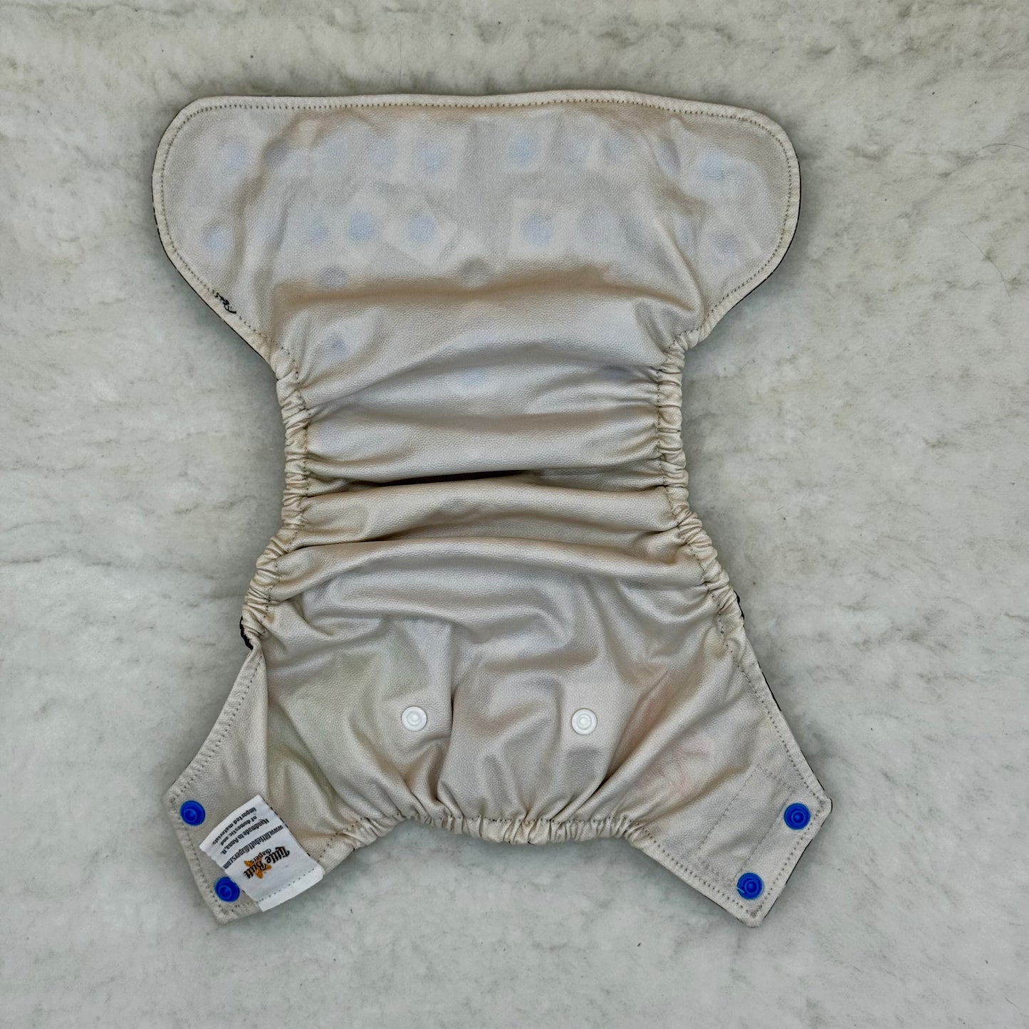 Little Butt Diapers Roar Dinosaur Houndstooth Embroidered Diaper Cover
