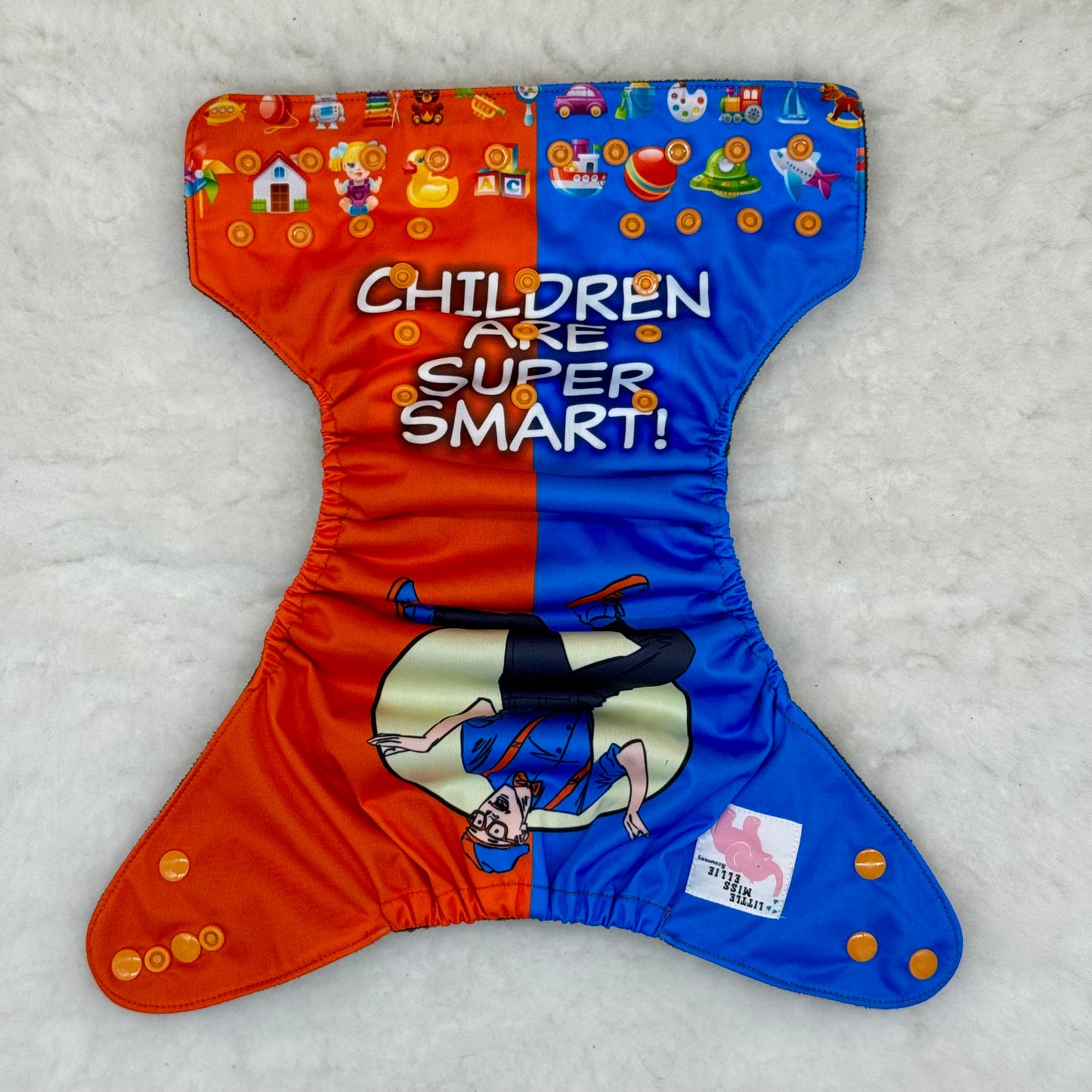Little Miss Ellie & Company Blippi Children Are Super Smart Pocket Diaper