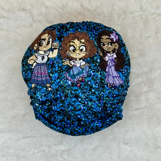 Hello Sweetie Makes Encanto Sisters Embroidered AWJ Diaper Cover