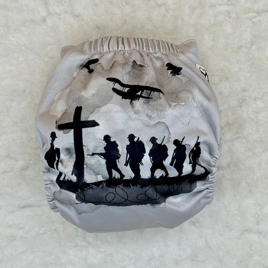 Stock Show Baby Military Christian AWJ Pocket Diaper