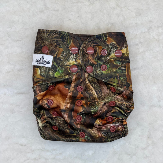 Sweet Cheeks Camouflage AWJ Pocket Diaper