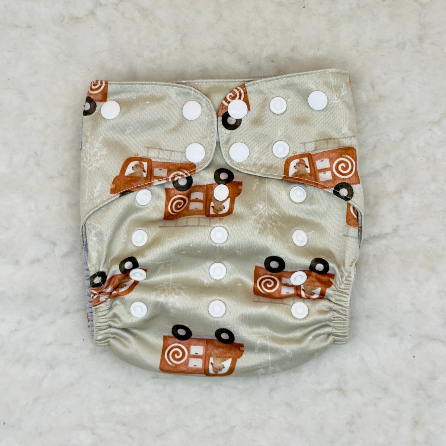 Wickham Wild Firetrucks AWJ Pocket Diaper