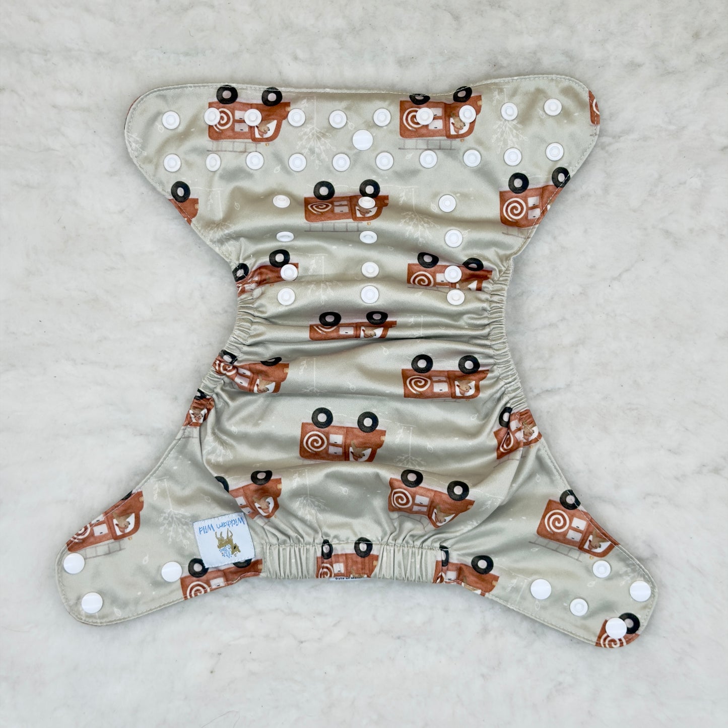 Wickham Wild Firetrucks AWJ Pocket Diaper