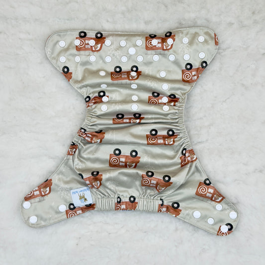 Wickham Wild Firetrucks AWJ Pocket Diaper