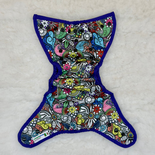 Best Bottom Bigger Floral Coloring Book Cover