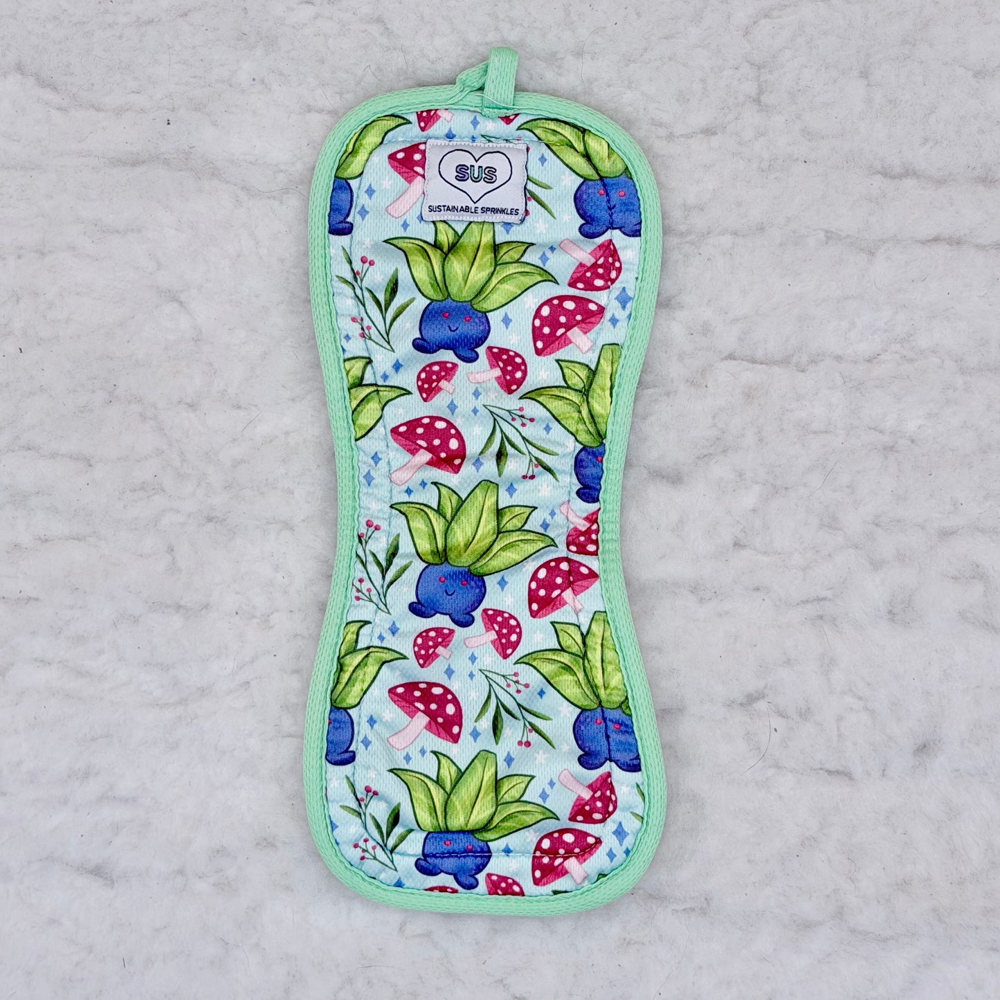 Sustainable Sprinkles Oddish Contour Diaper Insert