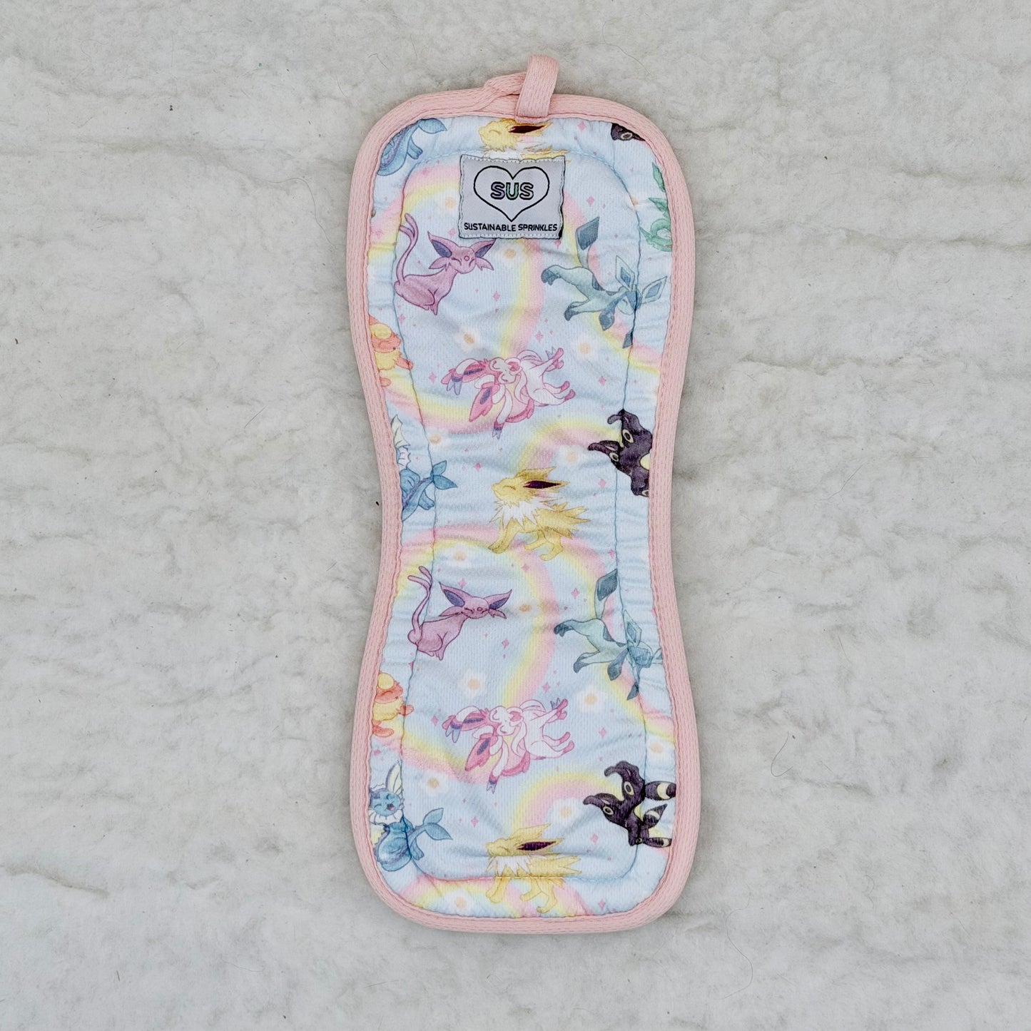 Sustainable Sprinkles Eeveelutions Contour Diaper Insert