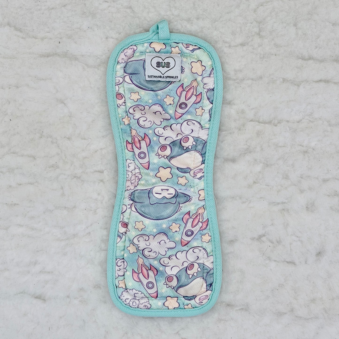 Sustainable Sprinkles Snorlax Contour Diaper Insert