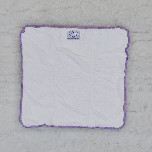 Sustainable Sprinkles Heavy Wetter Bamboo Trifold Insert with Purple Edge