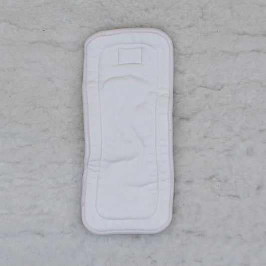 Sustainable Sprinkles Cloth Diaper Insert with Pink Edge