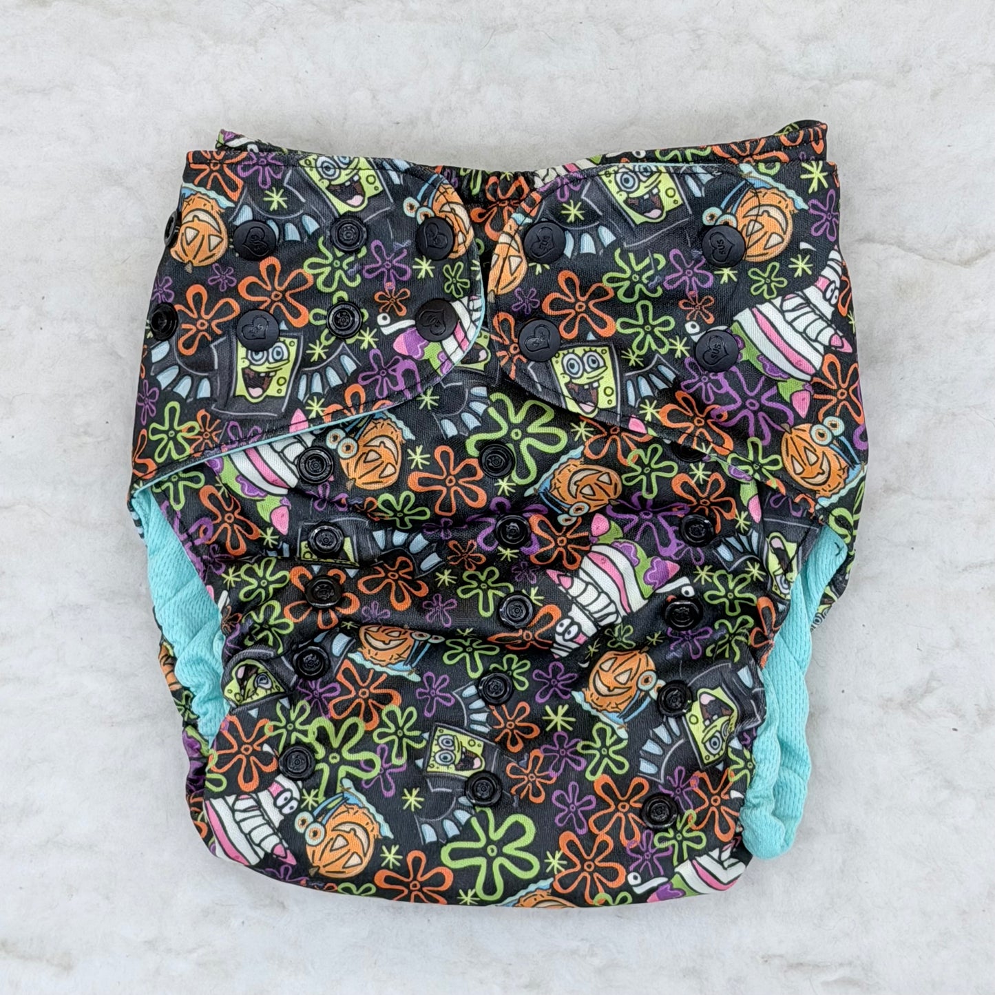 Sustainable Sprinkles (SUS) SpongeBob Halloween AWJ Pocket Diaper