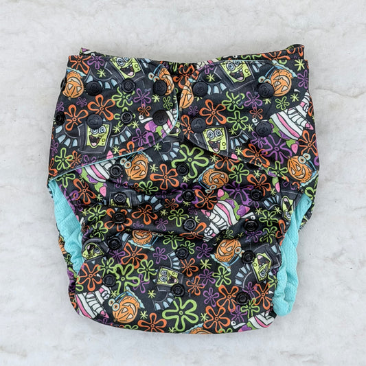 Sustainable Sprinkles (SUS) SpongeBob Halloween AWJ Pocket Diaper