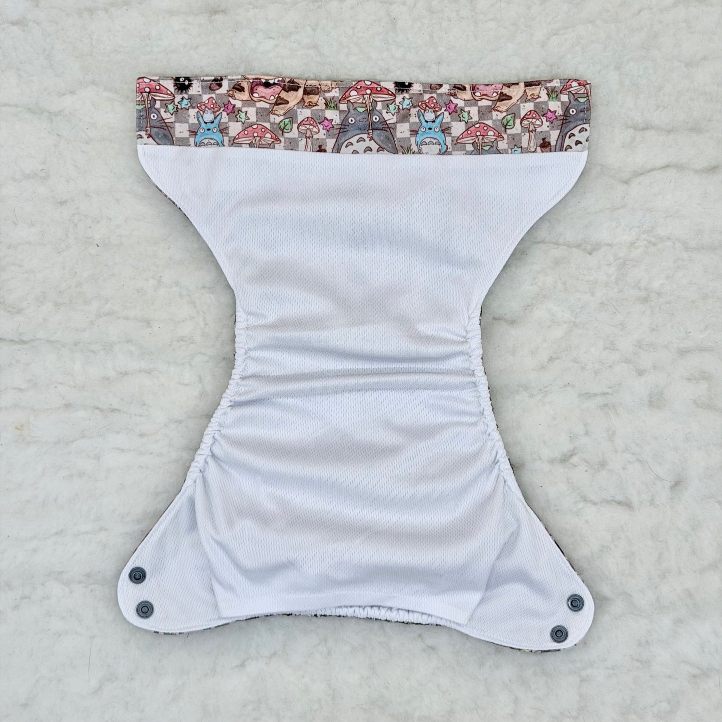 Farmhouse Fluff Anime Studio Ghibli Checkerboard AWJ Pocket Diaper