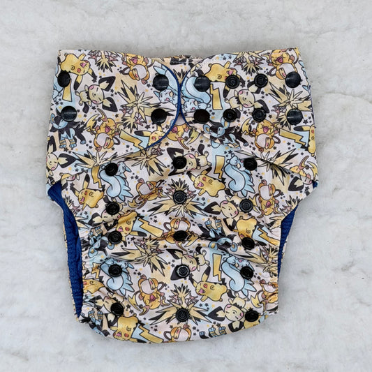 Cosmic Cloth Pokémon Party AWJ Pocket Diaper