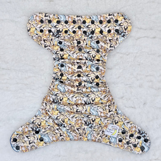Cosmic Cloth Pokémon Party AWJ Pocket Diaper