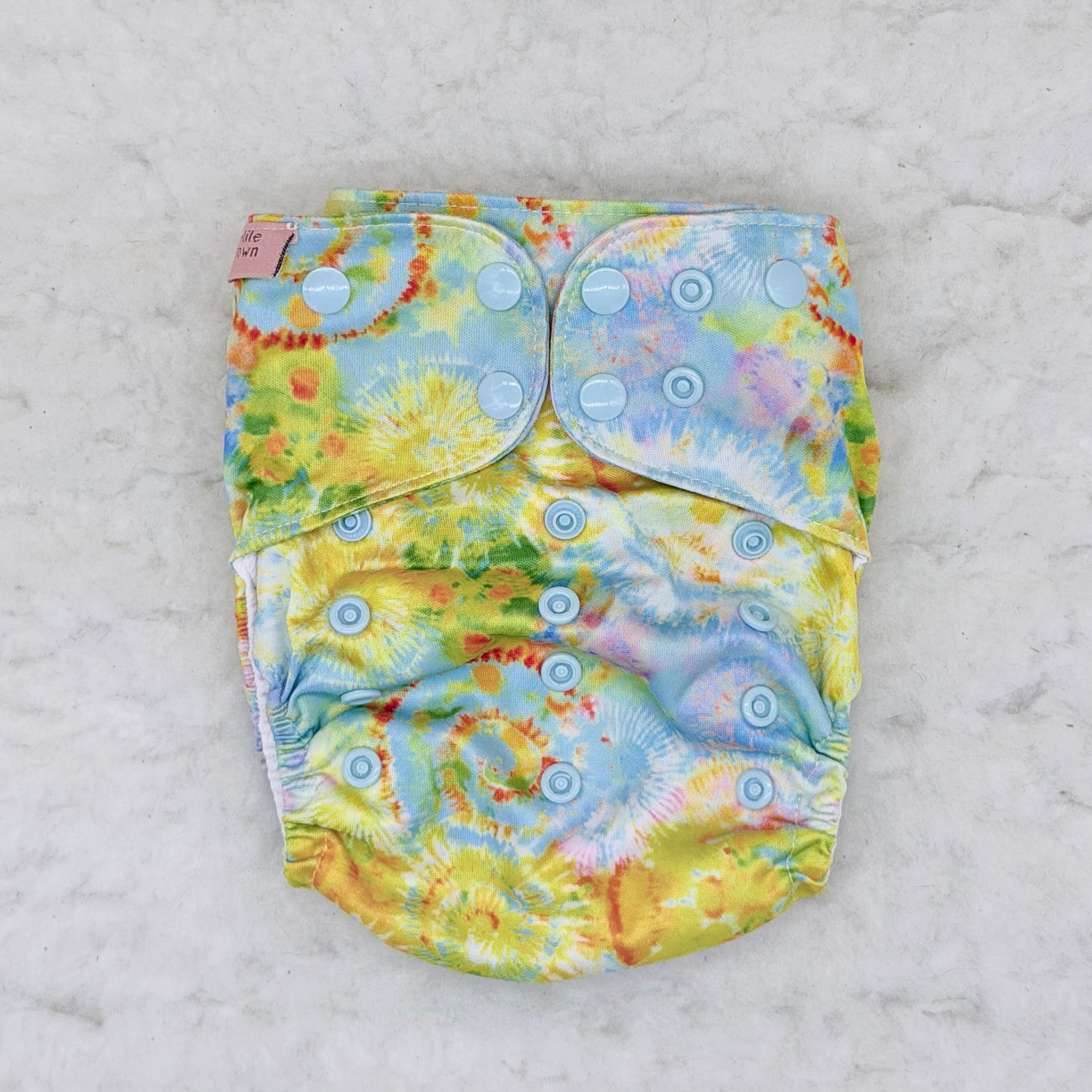 Petite Crown Tie-Dye Pocket Diaper