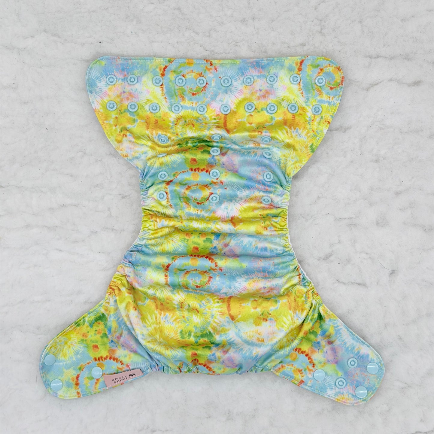 Petite Crown Tie-Dye Pocket Diaper