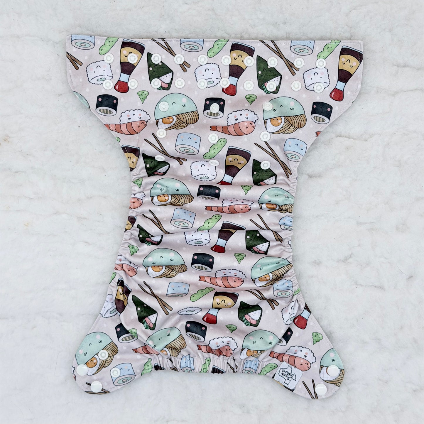 Texas Tushies Sushi AWJ Pocket Diaper