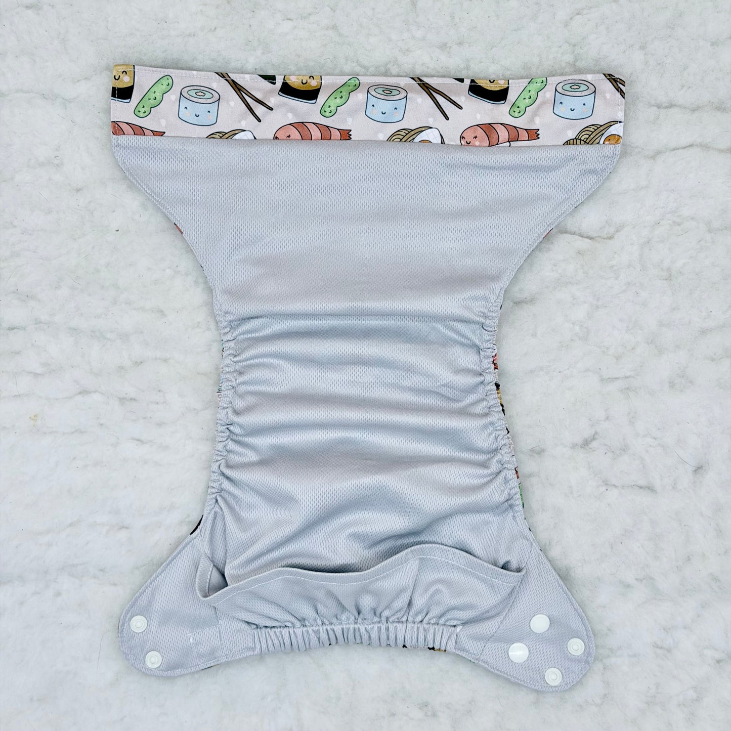 Texas Tushies Sushi AWJ Pocket Diaper