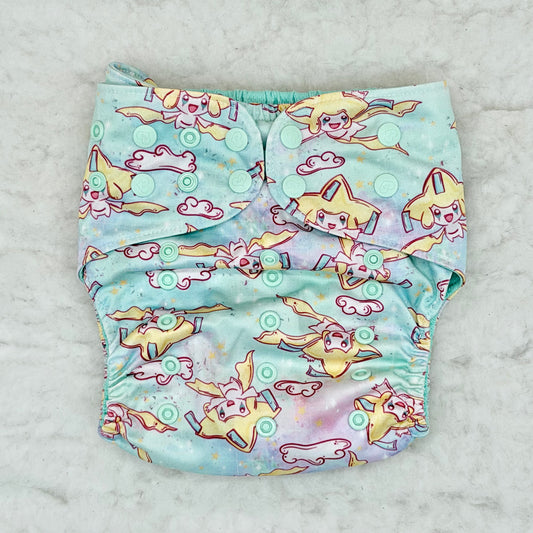 Sustainable Sprinkles Pastel Wishing Star AWJ Pocket Diaper