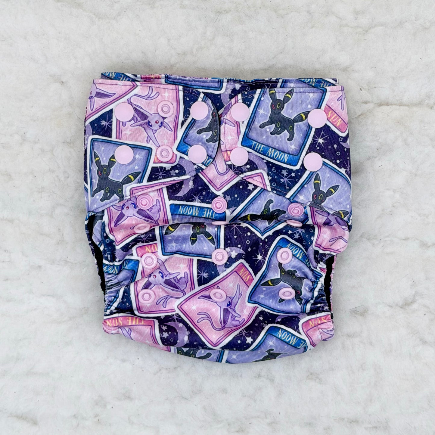 Cosmic Cloth & Company Tarot Cards Eeveelutions AWJ Pocket Diaper