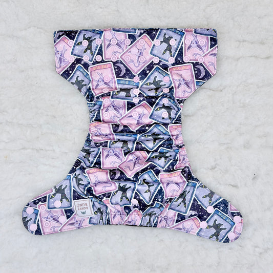 Cosmic Cloth & Company Tarot Cards Eeveelutions AWJ Pocket Diaper
