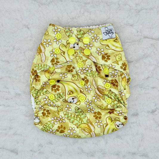 Texas Tushies Banana Cat Anime AWJ Pocket Diaper