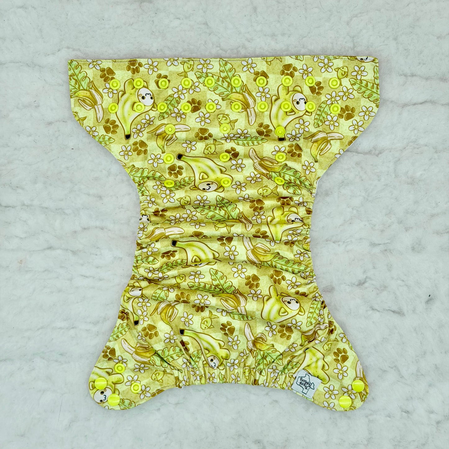 Texas Tushies Banana Cat Anime AWJ Pocket Diaper