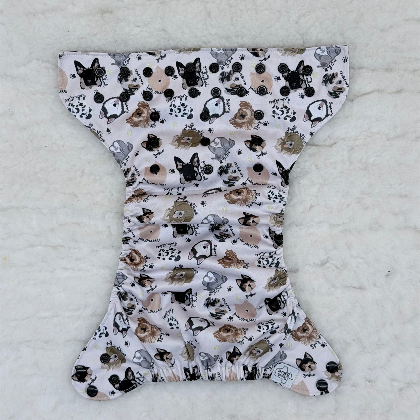 Texas Tushies Dogs Names AWJ Pocket Diaper