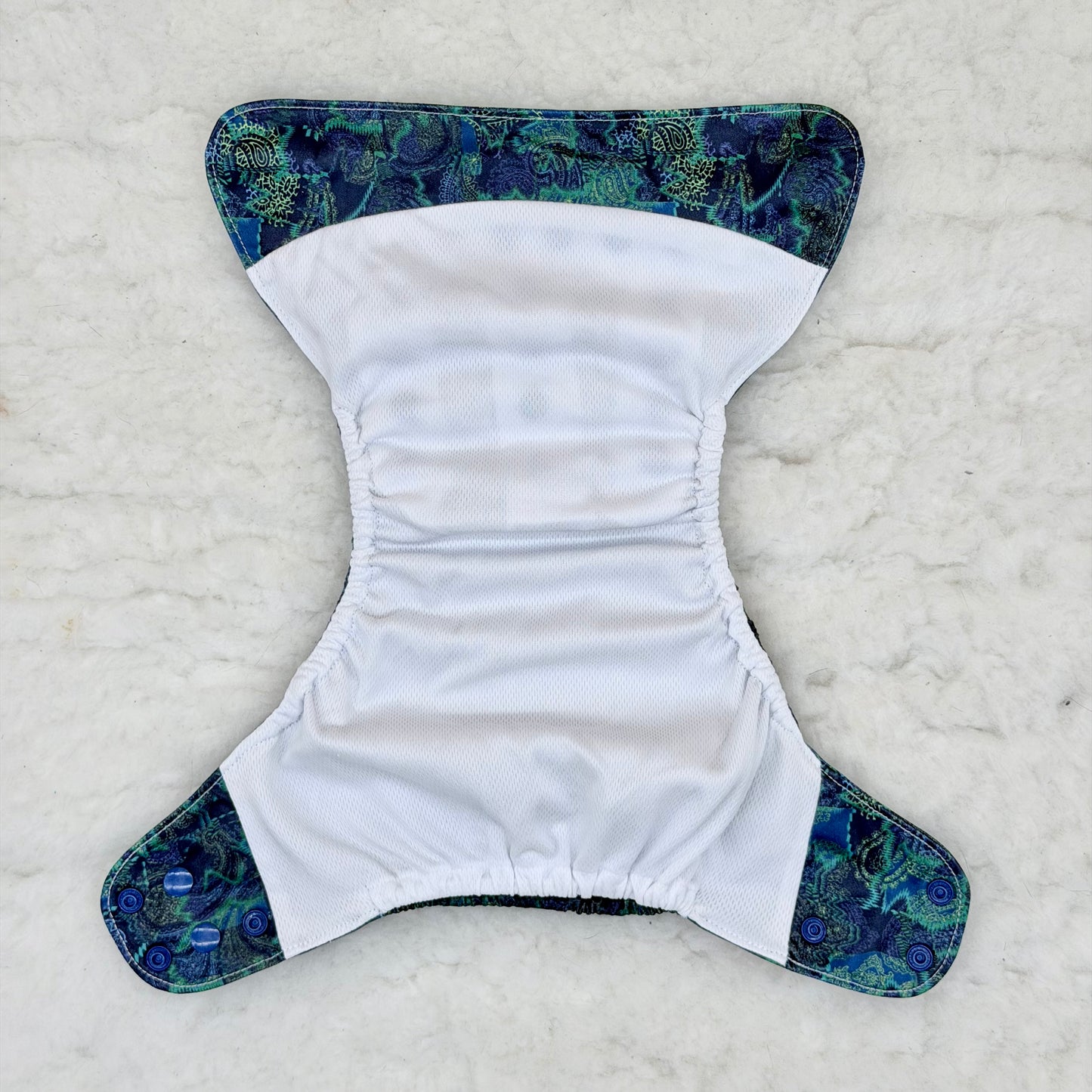 Petite Crown Paisley Pocket Diaper