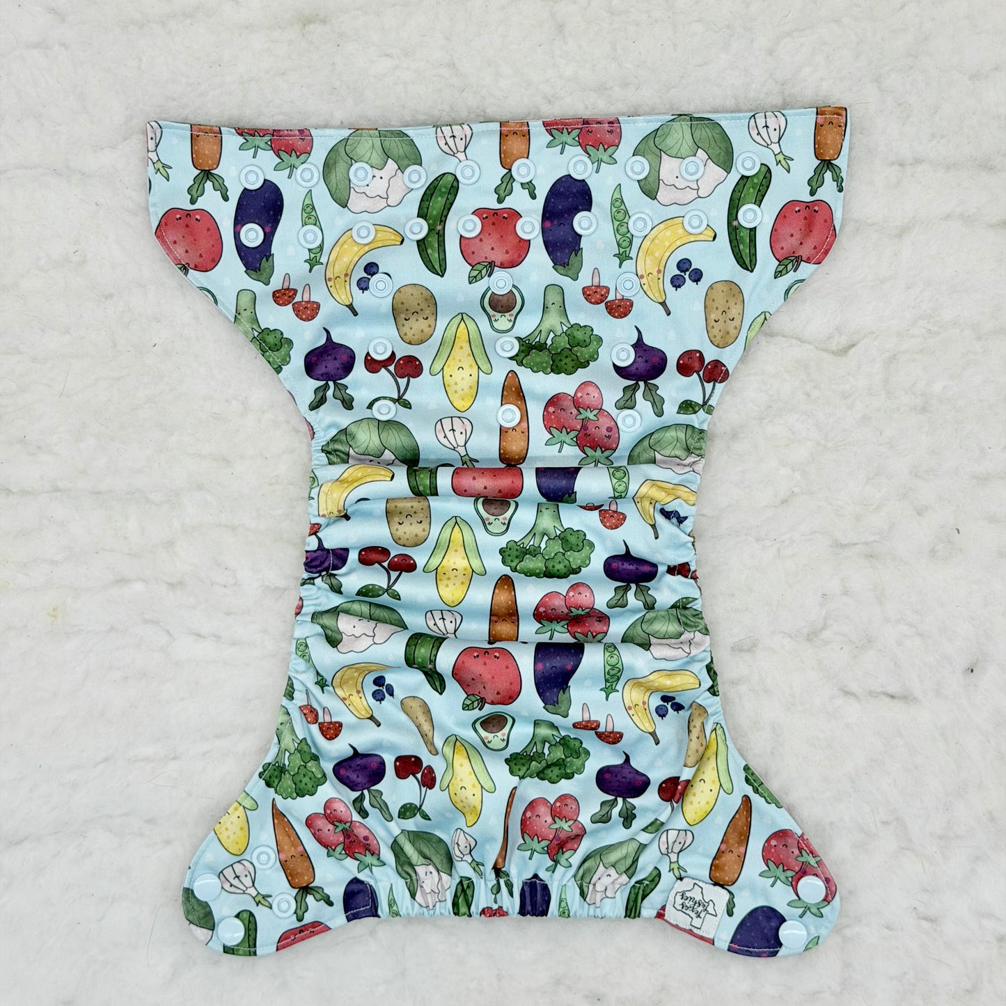 Texas Tushies Veggies AWJ Pocket Diaper